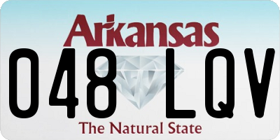 AR license plate 048LQV