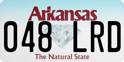 AR license plate 048LRD