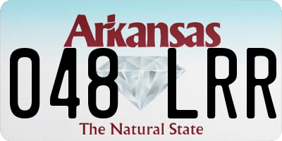 AR license plate 048LRR