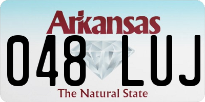 AR license plate 048LUJ