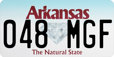 AR license plate 048MGF