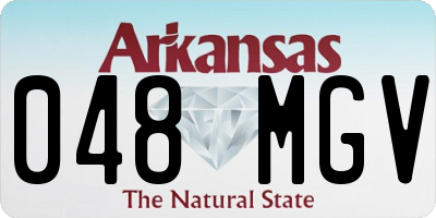 AR license plate 048MGV