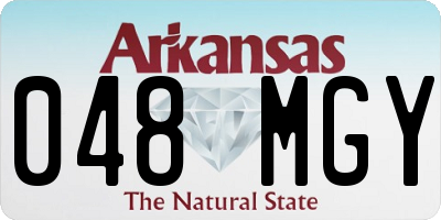 AR license plate 048MGY