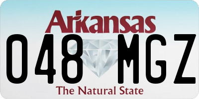 AR license plate 048MGZ