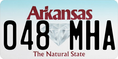 AR license plate 048MHA