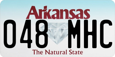 AR license plate 048MHC