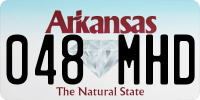 AR license plate 048MHD