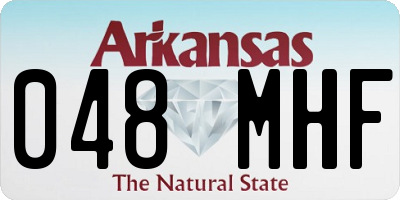 AR license plate 048MHF