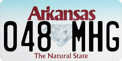 AR license plate 048MHG
