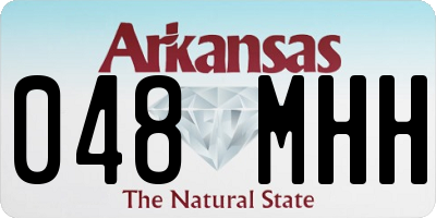 AR license plate 048MHH