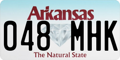 AR license plate 048MHK