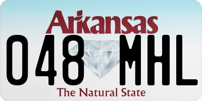 AR license plate 048MHL