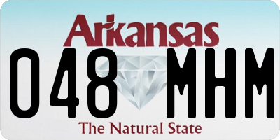 AR license plate 048MHM