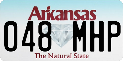 AR license plate 048MHP