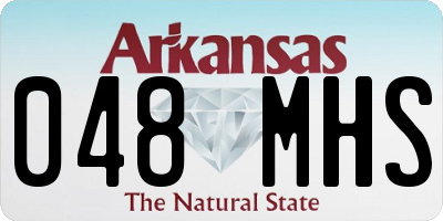 AR license plate 048MHS