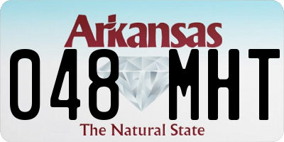 AR license plate 048MHT