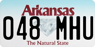 AR license plate 048MHU