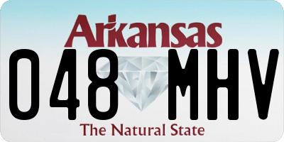 AR license plate 048MHV