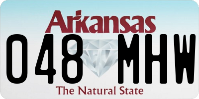 AR license plate 048MHW