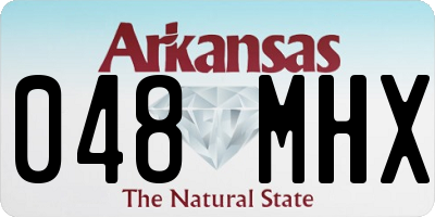 AR license plate 048MHX