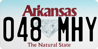 AR license plate 048MHY