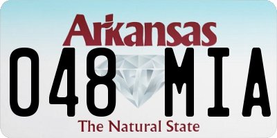 AR license plate 048MIA
