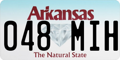 AR license plate 048MIH