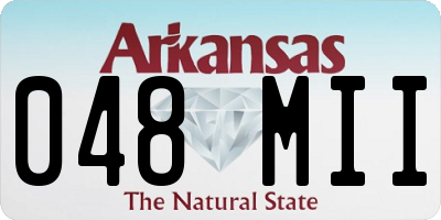 AR license plate 048MII