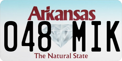 AR license plate 048MIK