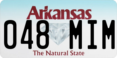 AR license plate 048MIM