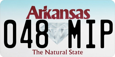 AR license plate 048MIP