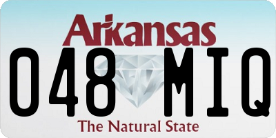 AR license plate 048MIQ