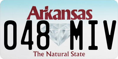 AR license plate 048MIV