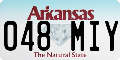 AR license plate 048MIY