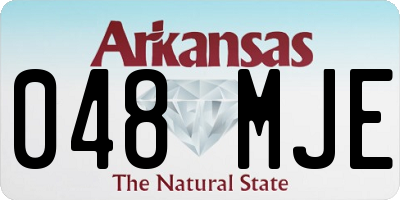 AR license plate 048MJE