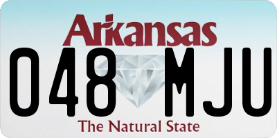 AR license plate 048MJU