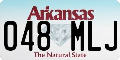 AR license plate 048MLJ