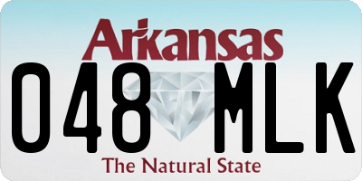 AR license plate 048MLK