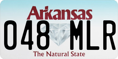 AR license plate 048MLR