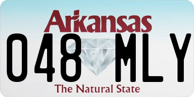 AR license plate 048MLY