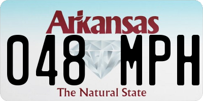 AR license plate 048MPH