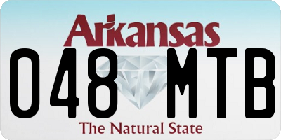 AR license plate 048MTB