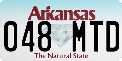 AR license plate 048MTD