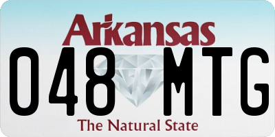 AR license plate 048MTG