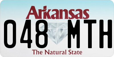 AR license plate 048MTH