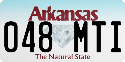 AR license plate 048MTI