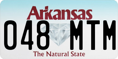 AR license plate 048MTM