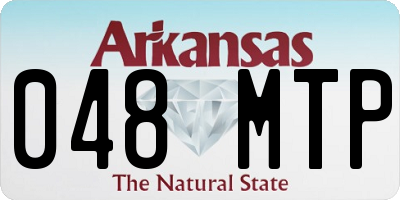AR license plate 048MTP