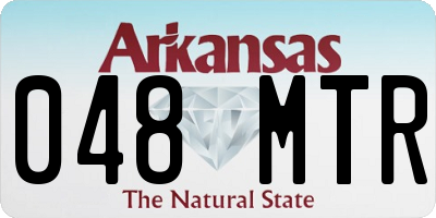 AR license plate 048MTR