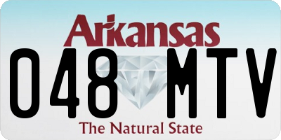 AR license plate 048MTV